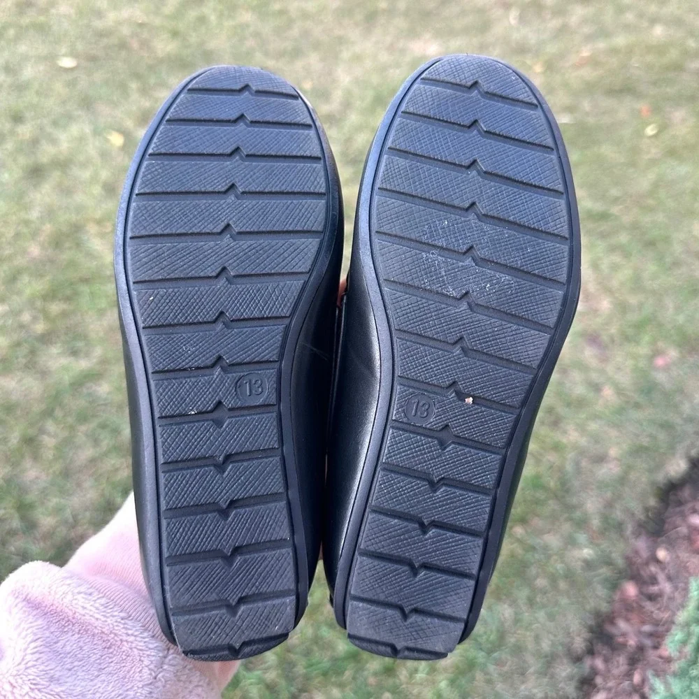 Crown & Ivy Kids‎ Little Boys Black Cooper Loafers Size 13 Black